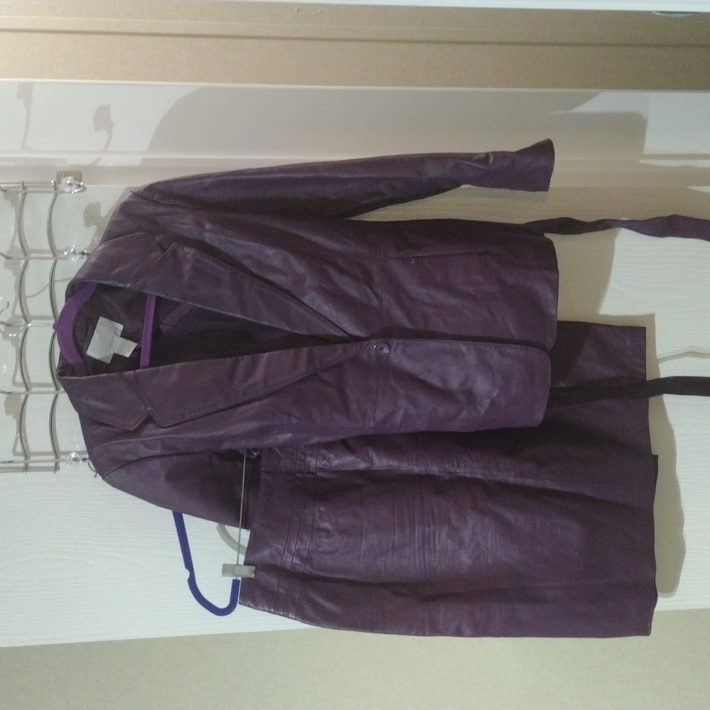 Leather Skirt & Jacket set